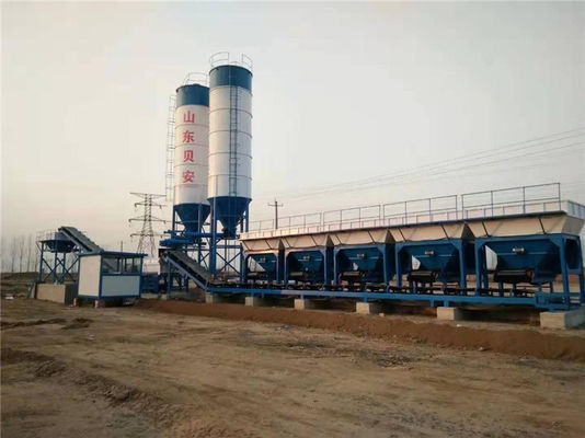 Kalite  Continuous Lime Stabilized Soil Mixing Station Twin Shaft Forced Type WDJ600 Fabrika