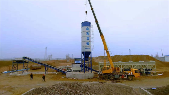 Yol Yapımında Kullanılan 500t / H Kireçli Toprak Çimento Karıştırma Tesisleri Yüksek Hassasiyetle