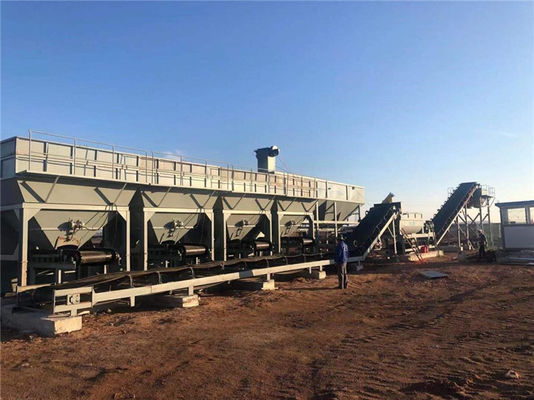 800t / H Otomatik Stabilize Toprak Karıştırma Tesisi Hazır Karışım Tesisleri Yüksek Verimlilik