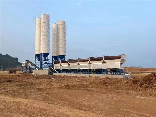 Kentsel Yol Yapımı İçin 500TPH Sürekli Toprak Çimento Karıştırma Tesisi Ekipmanları