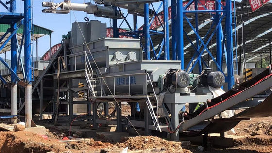 İkincil Karıştırma Süperpozisyon Tipi Stabilize Toprak Karıştırma Makinesi 37KW