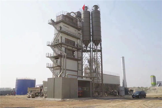 Yüksek Hassasiyetli Sabit Asfalt Toplu Karışım Tesisi 120t / H 160t / H Çevre Dostu