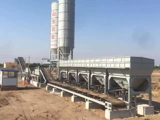 Mobil Sürekli Yol Stabilize Toprak Karıştırma Tesisi Tam Otomatik Kontrol Sistemi