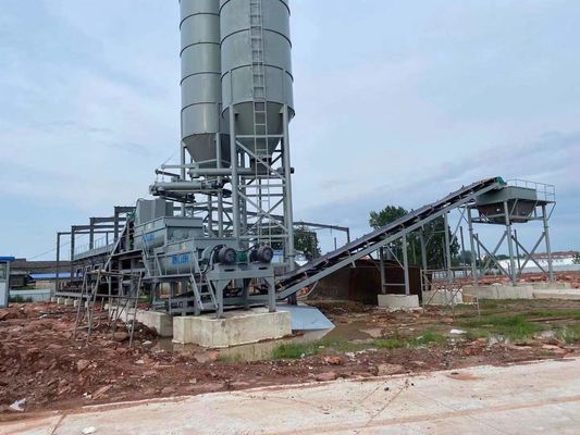 Kombine Yapı Hareketli Toprak Karıştırma Tesisi Kapasitesi 300-600t/h