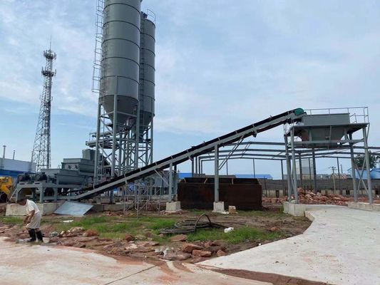 Yüksek Kapasiteli 300-600t/H Stabilize Toprak Karıştırma Tesisi, Istikrarlı Üretim Süreci